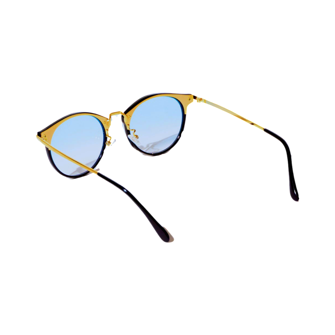Mastery: Lentes Estilo Ovalado Azul Degradado
