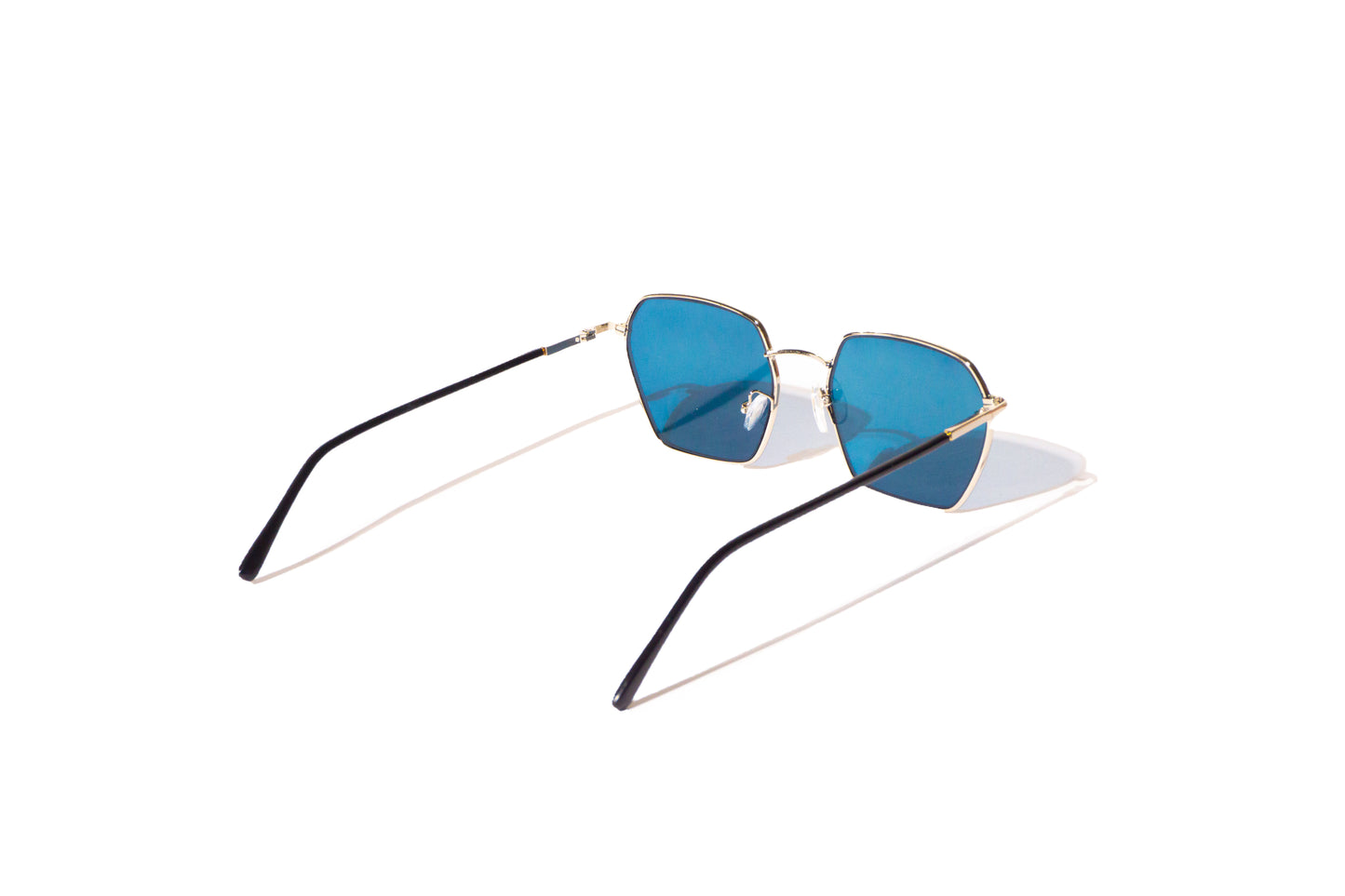 Lentes de sol azul grisáceo para mujer y hombre