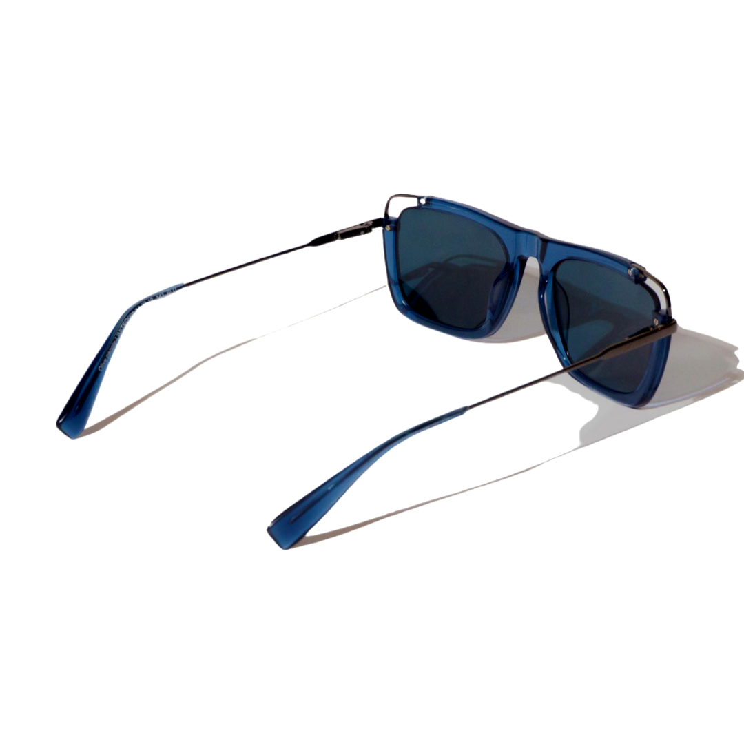 Lentes de Sol Rectangulares : Limited Edition Oliver People Color Azul