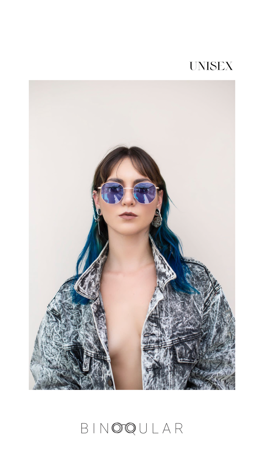 Sweet groove: Lentes Hexagonales Mica Morada UV400