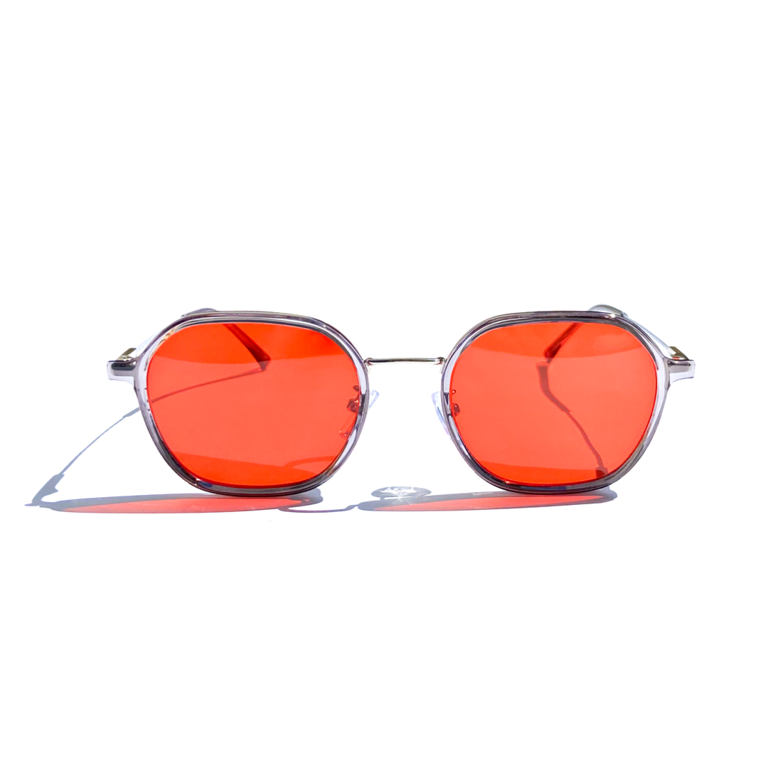Lentes de sol rojos para hombre y mujer unisex Binoqular Store