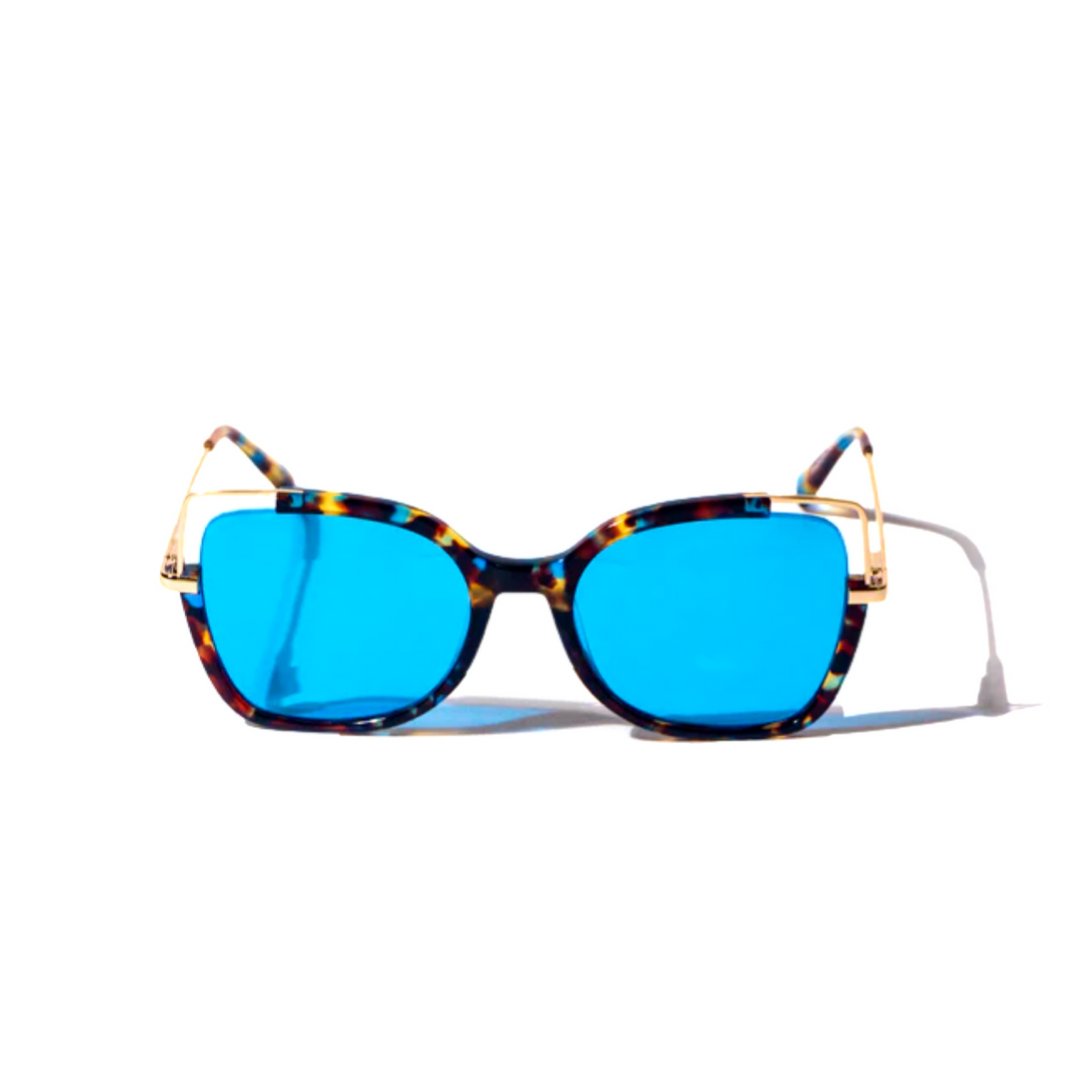 OP Limited Edition Blue Sunglasses - Edición Limitada lentes de sol azul con dorado